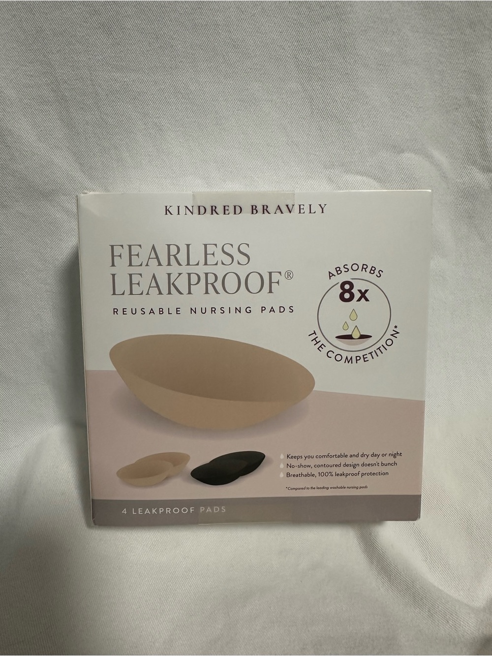 Kindred Bravely Fearless Leakproof Reusable Nursing Pads